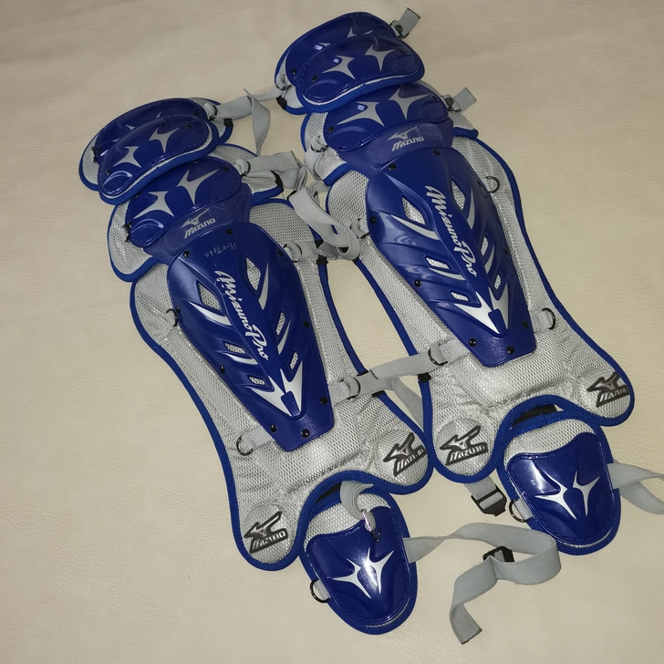 Mizuno/美津浓棒球捕手护具护腿16寸