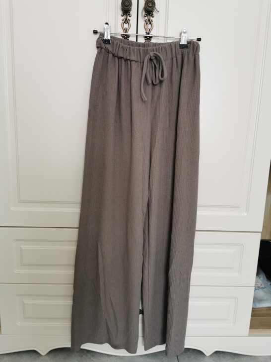 阔腿裤 冰丝裤 休闲裤 风格：韩版 裤长：...