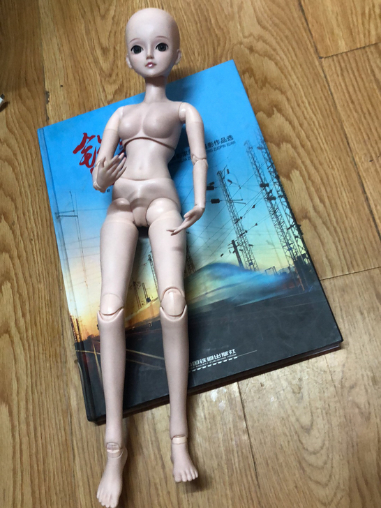 各个关节都活动的木偶人，长55厘米、闲置物...