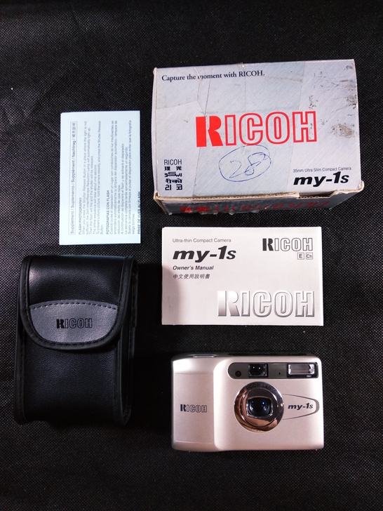 几乎全新理光my-1s，ricoh胶片相机...