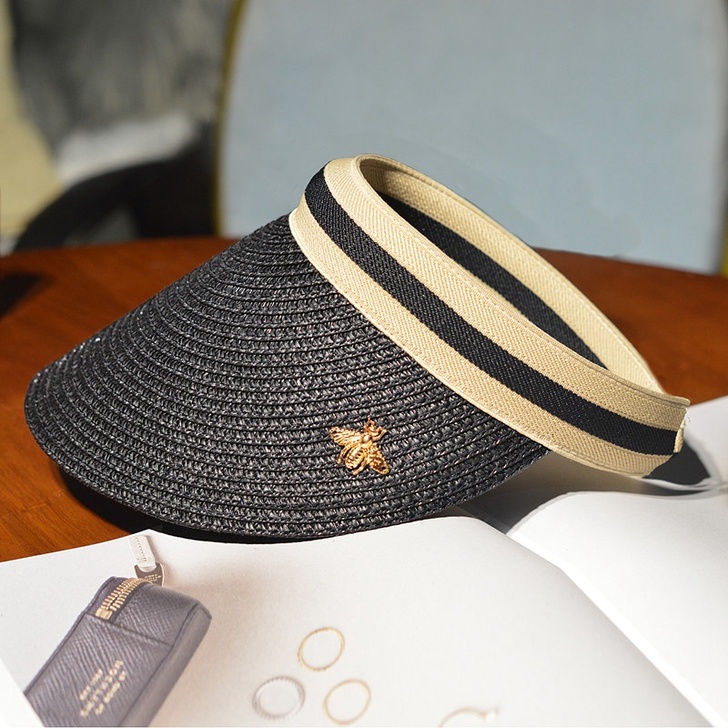 ins网红空顶帽子女遮阳帽夏季百搭防晒遮脸...