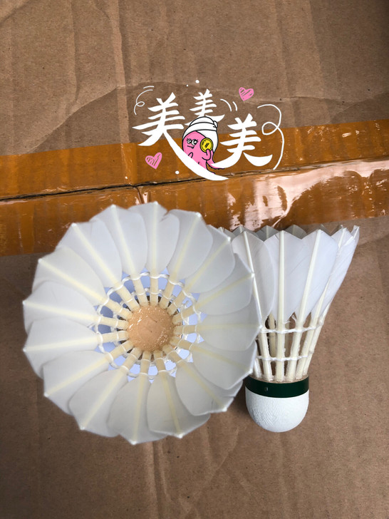 吃骨鸭2级全圆羽毛球，该球飞行稳定，耐打手...