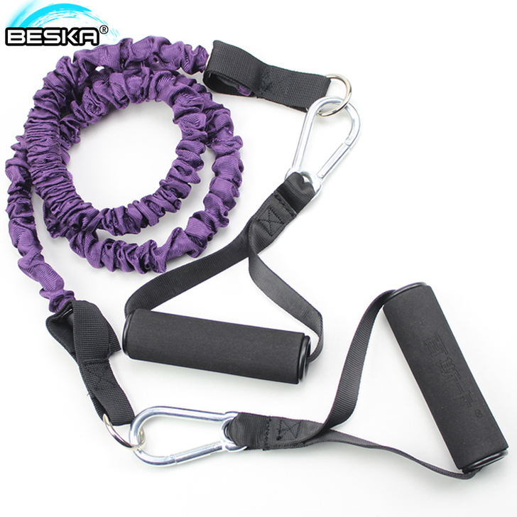 百斯卡防断拉力器拉力绳弹力绳套装力量训练家用健身##amp；hellip；