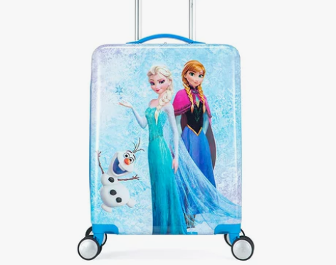 迪士尼儿童拉杆箱万向轮女童公主小孩行李箱男...