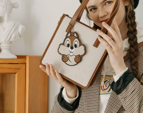 【断舍离】 不莱玫 百搭竖版复古托特包包买...