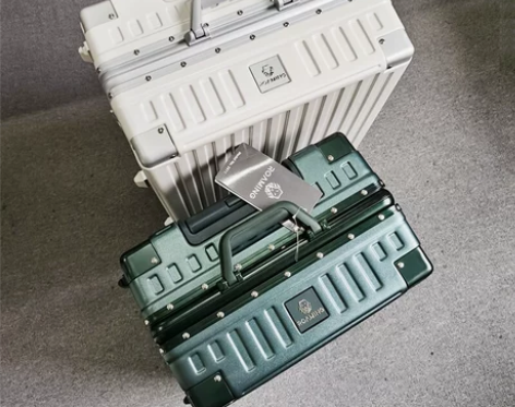 出口日本漫游26寸行李箱24寸铝框拉杆箱男...