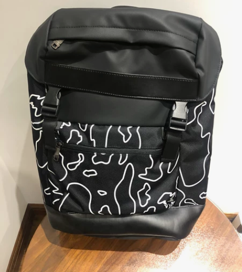 网易严选 印花翻盖大容量双肩包 男休闲户外...