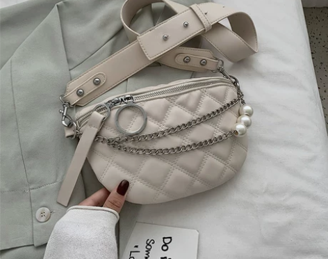 包包女包2020夏季新款潮时尚菱格链条斜挎...