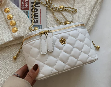 小包包女高级感白色2021新款2022质感...