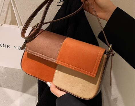 全新未使用 小众设计女士包包2021新款时...