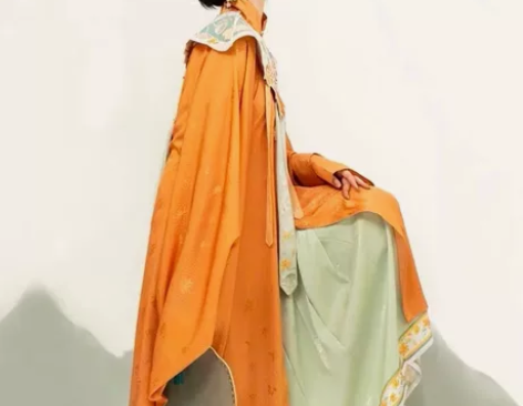 【出】兰若庭汉服初霁，橙绿大全套，已绝版，...