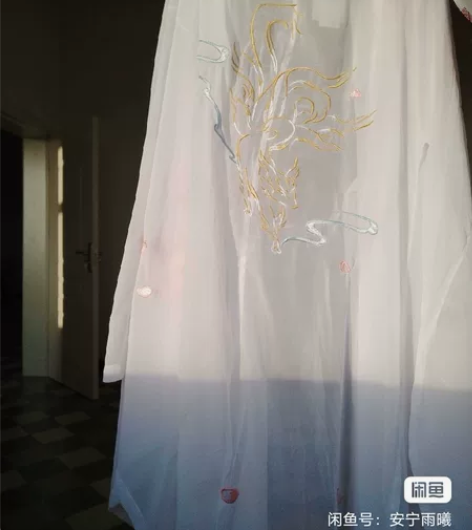 月下居汉服 月下居魅生狐大袖衫xS白色魅生...