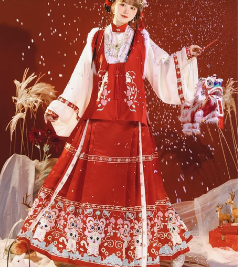 【刀出/可换】茗月萱 如意 汉服女明制比甲...