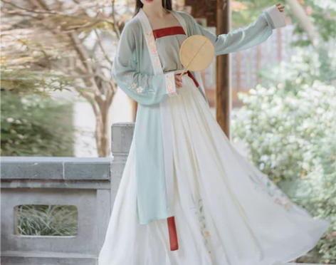 【芙蓉】茗月萱原创汉服女宋裤裙褙子四件套日...