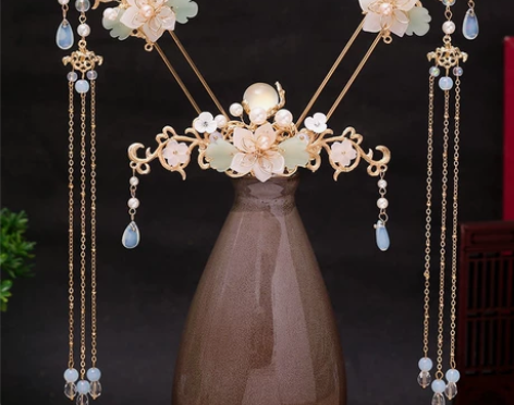 全新清仓19.9整套包邮!汉服古风发冠发簪...