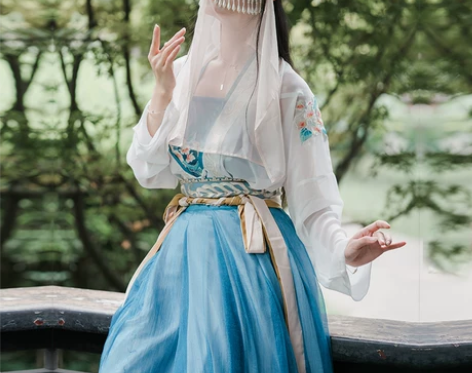 宿问汉服女流觞正品原创齐腰襦裙重工刺绣中国...