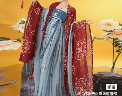 【汉服】汉旭至尊红颜唐制诃子裙汉服女正品原...