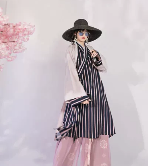 宴山亭 引风流 汉元素汉服古风宋裤绔褙子南...