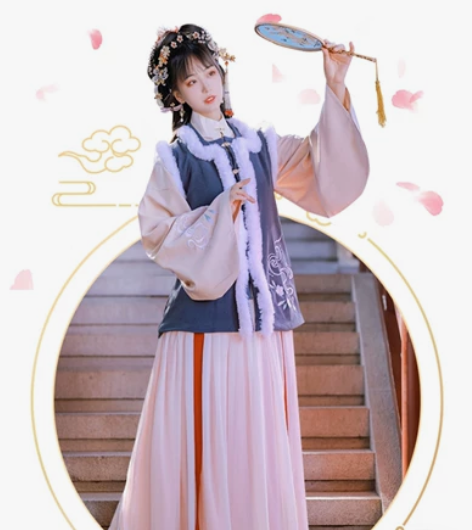 劲合原创汉服 千江月上衣 浅绿色XL码 买...