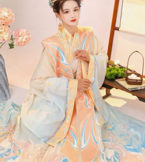 正版汉服出租｜劲合【南乡】曹县汉服宋制霞帔...