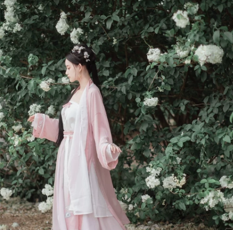 劲合【听夏】汉服女正品原创三件套3米摆对襟...