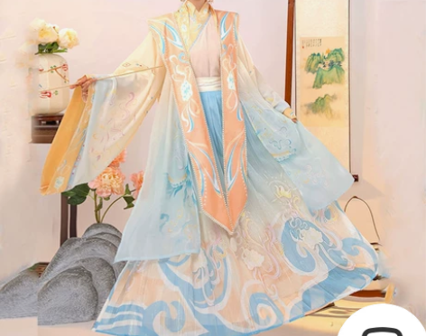 新品 汉服宋制霞帔 现货秒发 一套...