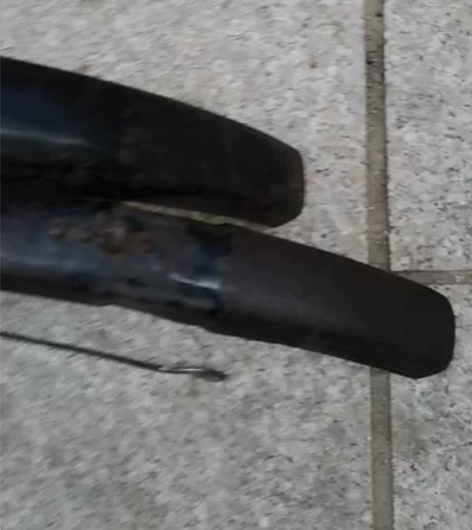 英国平把自行车泥板，进口老自行车拆车件，适...