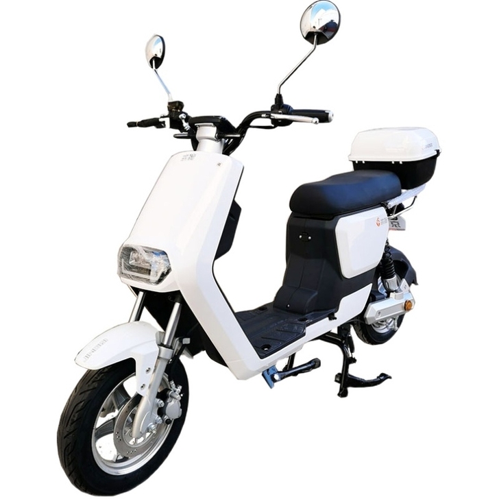 电动车48v新国标锂电池碟刹电动自行车男女...