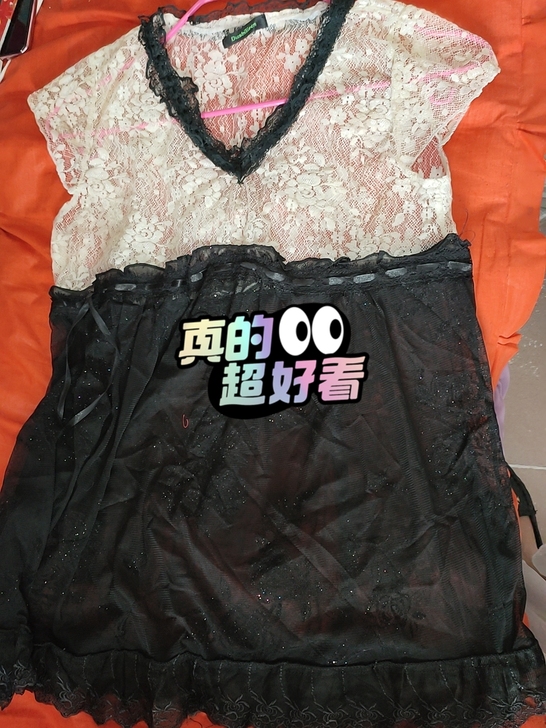 全新蕾丝雪纺衫儿 全新的 喜欢的来,胸围8...