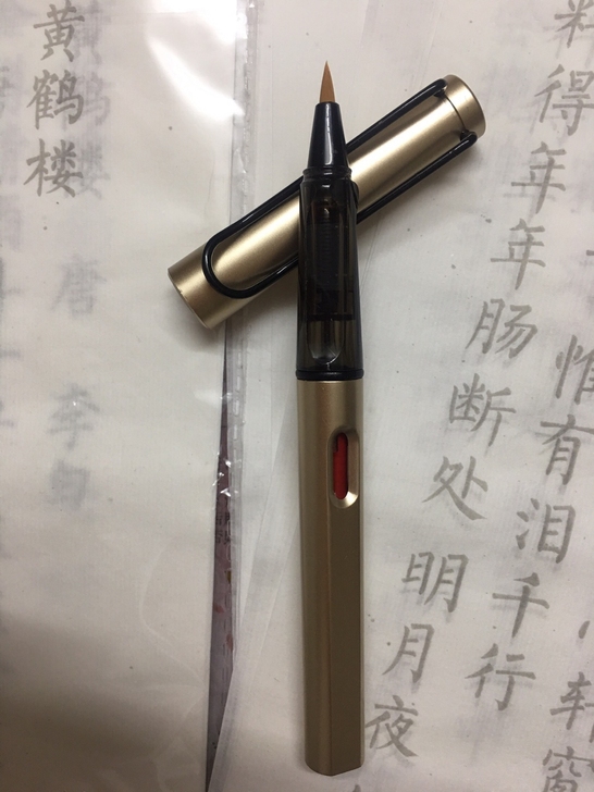 钢笔式毛笔 软头软笔软毛小楷笔【1笔+50...