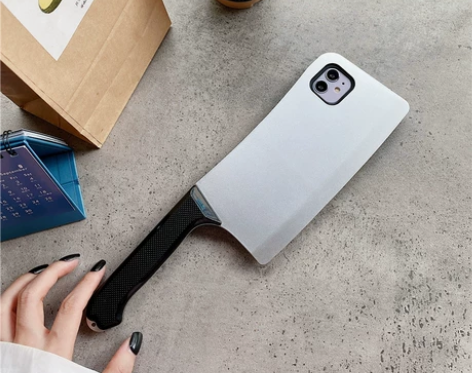 仿真西瓜菜刀12苹果13小众手机壳搞怪适用...