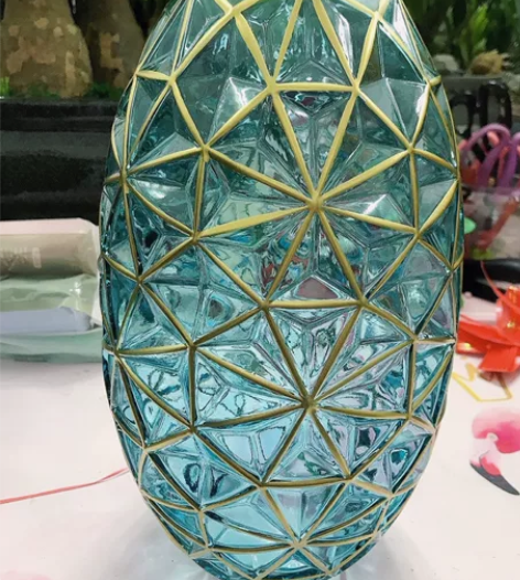 亏本捡漏特价轻奢风北欧玻璃花瓶客厅干花插花...