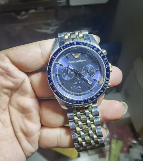 阿玛尼手表，闲置找主人 感兴趣的话点“我想...
