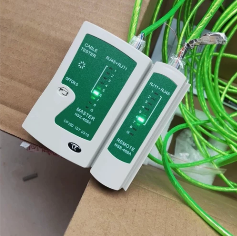 网络测试仪  网线测试仪送电池+小皮包，全...