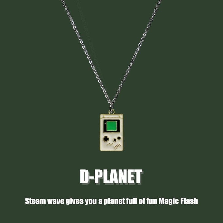 DPLANET 游戏机项链ins复古童趣9...