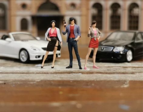 1/64沙盘微拍小人小聪聪绝版自制搞精涂装...