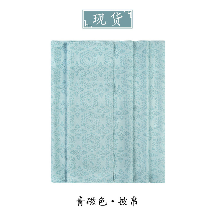 重回汉唐原创汉服女 月挽衣中国风配饰印花披帛