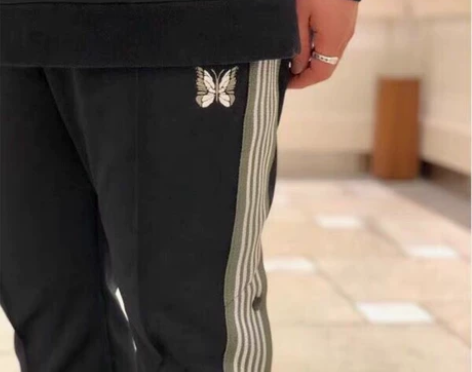 科幻可出老夫子 NEEDLES 侧边排扣蝴...