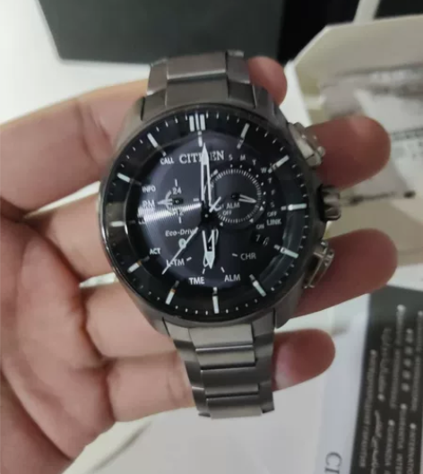 西铁城 光动能蓝牙腕表BZ1041-57E...