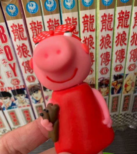 小猪佩奇人偶 龙狼传四拼一卡片 感兴趣的话...