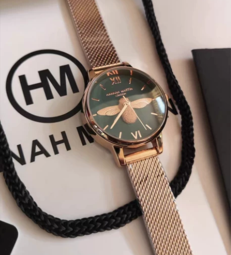 全新未拆,汉娜马丁小蜜蜂手表品牌轻奢小众手...