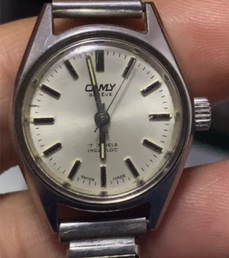 CAMY 凯美机械女表 瑞士产 拧发条上劲...