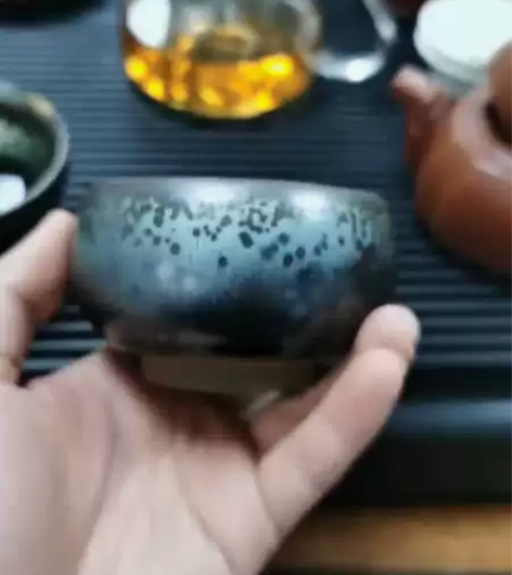 作者徐国清，9公分。【茶杯，主人杯，建盏】...