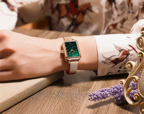 瑞之缘品牌手表女热卖网红小绿表抖音爆款防水...