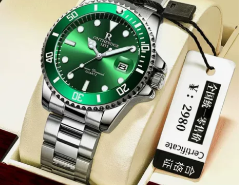 瑞之缘品牌手表跨境外贸劳夜光防水力士绿水鬼...