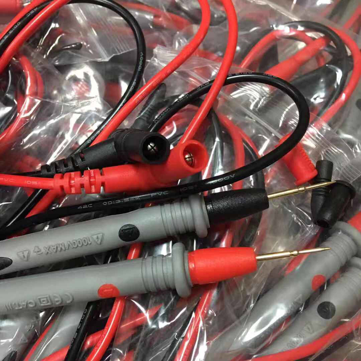 特尖处理2副11元包邮，万用表表笔线特尖镀...
