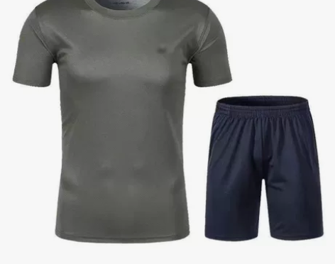 正品体能训练服套装军训服男女速干透气短袖t...