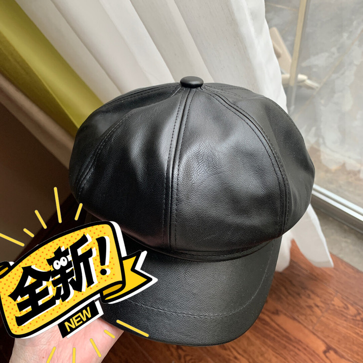 英伦复古八角帽