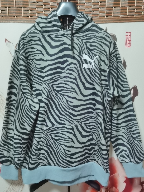 35，Puma彪马纯棉加绒连帽卫衣