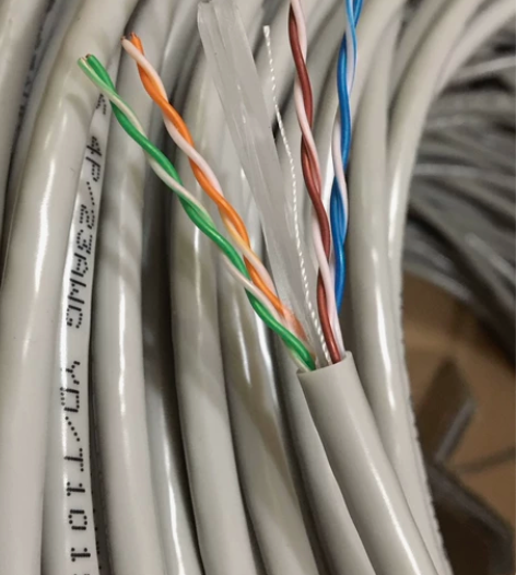 【捡漏包邮】工程剩余超六类0.58铜包银3...